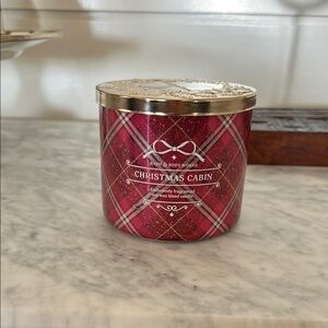 White Barn Candle Christmas Cabin